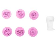 KIT CARIMB URSINHO ROSA BB 10UN BLUESTAR