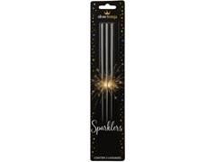 VELA SPARKLES 25CM 3UN SILVER FESTA