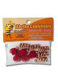 CONFEITOS MAE C/ROSAS ABELHA