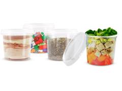 KIT PP POTE 1000ML CR 25UN CRISTALCOPO