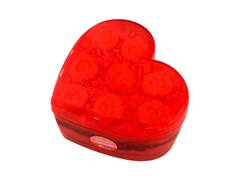 CAKE BOX CORACAO VRM C/TAMPA 750ML 2UN