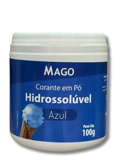 CORANTE PO ALIMENTICIO 100G AZUL MAGO