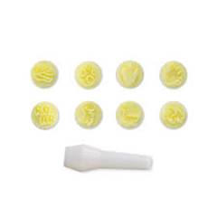 KIT CARIMB DINOSSAUROS AMR 9UN BLUE STAR