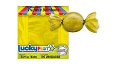EMB P/TRUFA OURO BRI 100UN LUCKYFEST
