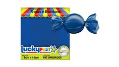 EMB P/TRUFA AZ ESCURO 100UN LUCKYFEST