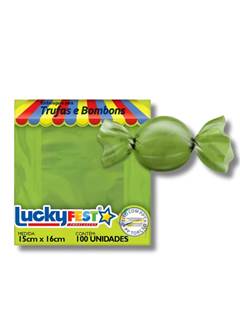 EMB P/TRUFA VRD PISTCHE 100UN LUCKYFEST