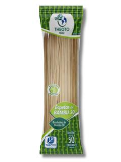 ESPETO BAMBU 300X4MM 50UN THEOTO