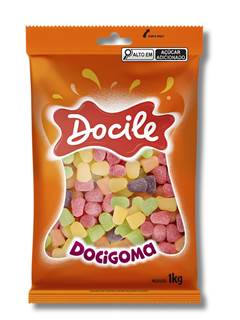 BALA GOMA SINO SORTIDO 1KG DOCILE