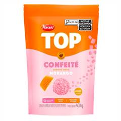 CONFEITE MORANGO 400G TOP