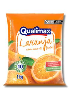 PO P/BEBIDA LARANJA 1KG QUALIMAX