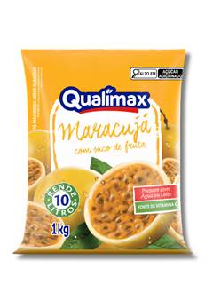 PO P/BEBIDA MARACUJA 1KG QUALIMAX