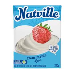 CREME LEITE LEVE UHT 200G NATVILLE