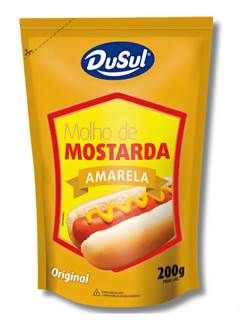 MOLHO MOSTARDA POUCH 200G DUSUL
