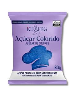 ACUCAR COLOR AZL 80G ICEBERG