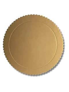 CAKE BOARD RD OURO 15CM 10UN ULTRAFEST
