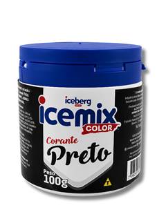 MISTURA COR ARTIFICIAL PRETO 100G ICEMIX