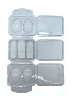 KIT CONF 4 OVOS CRISTAL 50G 3UN FLIP