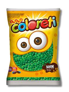 CONFETI COLORETI VRD 500G JAZAM