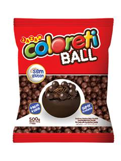 COLORETI CHOC BALL 500G JAZAM