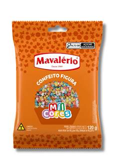 CONFEITO FIGURA ESTRELINH 120G MAVALERIO