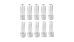 TUBETE C/TP BCA 08CM 10UN LC PLASTIC