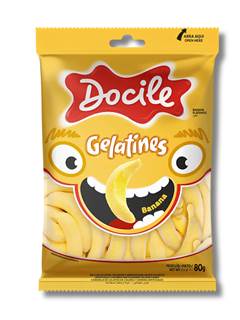 GELATINA BANANA 80G DOCILE