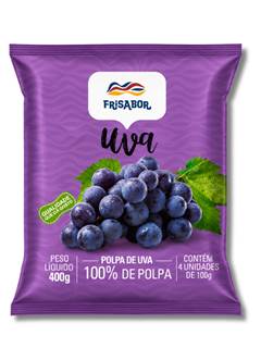 POLPA UVA 100G 5UN FRISABOR
