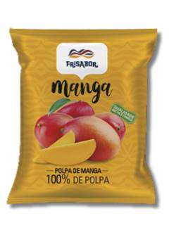 POLPA MANGA 100G 10UN FRISABOR
