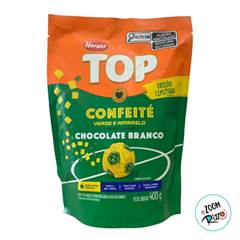 CONFEITE CHOC BCO VRD/AMR 400G TOP
