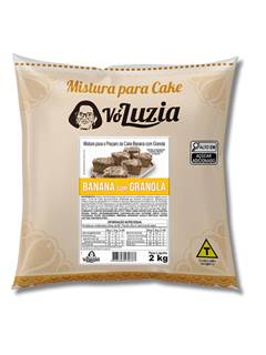 MIST CAKE BANANA & GRANOLA 2KG VO LUIZA