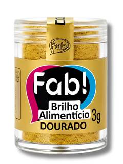 BRILHO ALIM P/DEC DOURADO 3G FAB