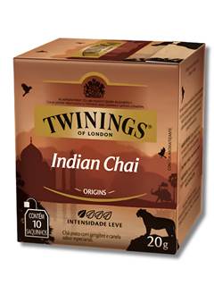 CHA PRETO INDIA CHAI 20G TWININGS