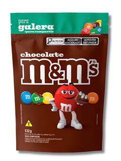 CHOC AO LEITE 132G M&M