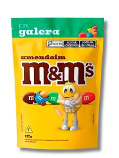 CHOC AMENDOIM 132G M&M