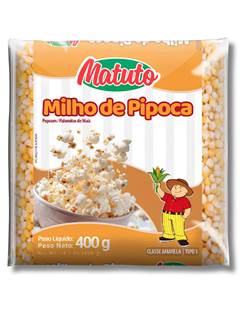 MILHO PIPOCA 400G MATUTO AMAFIL