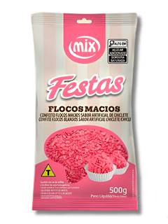 FLOCOS MACIO SABOR CHICLETE 500G MIX