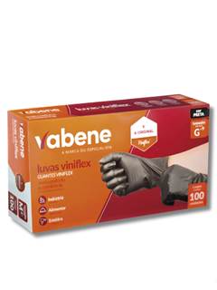 LUVA VINIFLEX PRETA  G 100UN VABENE