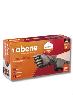 LUVA VINIFLEX PRETA P 100UN VABENE