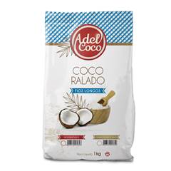 COCO RALADO UMIDO LONGO 1 KG ADEL COCO