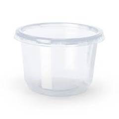 POTE PLAST PP TRANSPARENTE COM TAMPA 500ML 25UN COPOBRAS