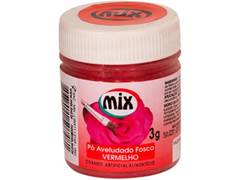 PO AVELUDADO VERMELHO 3G MIX