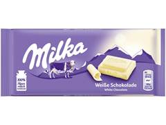 CHOC ALPINE WHITE 100G MILKA