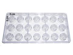 MOLDE DE PLÁSTICO PARA CHOCOLATE FLORZINHA GME