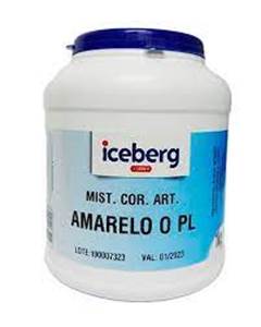 CORANTE ARTIFICIAL AMARELO OVO 1KG ICEBERG