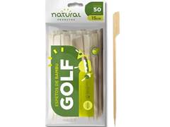 ESPETO GOLF DE BAMBU 15CM 25X50 NATURAL