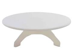 BAILARINA POLIETILENO REDONDA 30X8CM BRANCA ALIEK