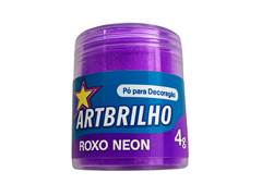 PO P/DECORACAO ROXO NEON 4G ART BRILHO