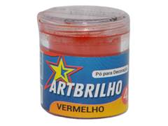 PO PARA DECORAC?O VERMELHO 4G ART BRILHO