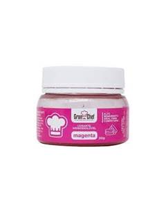 CORANTE HIDROSSOLUVEL EM PO MAGENTA 30G GRAN CHEF