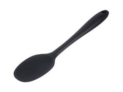 COLHER DE SILICONE 28 CM PRETO